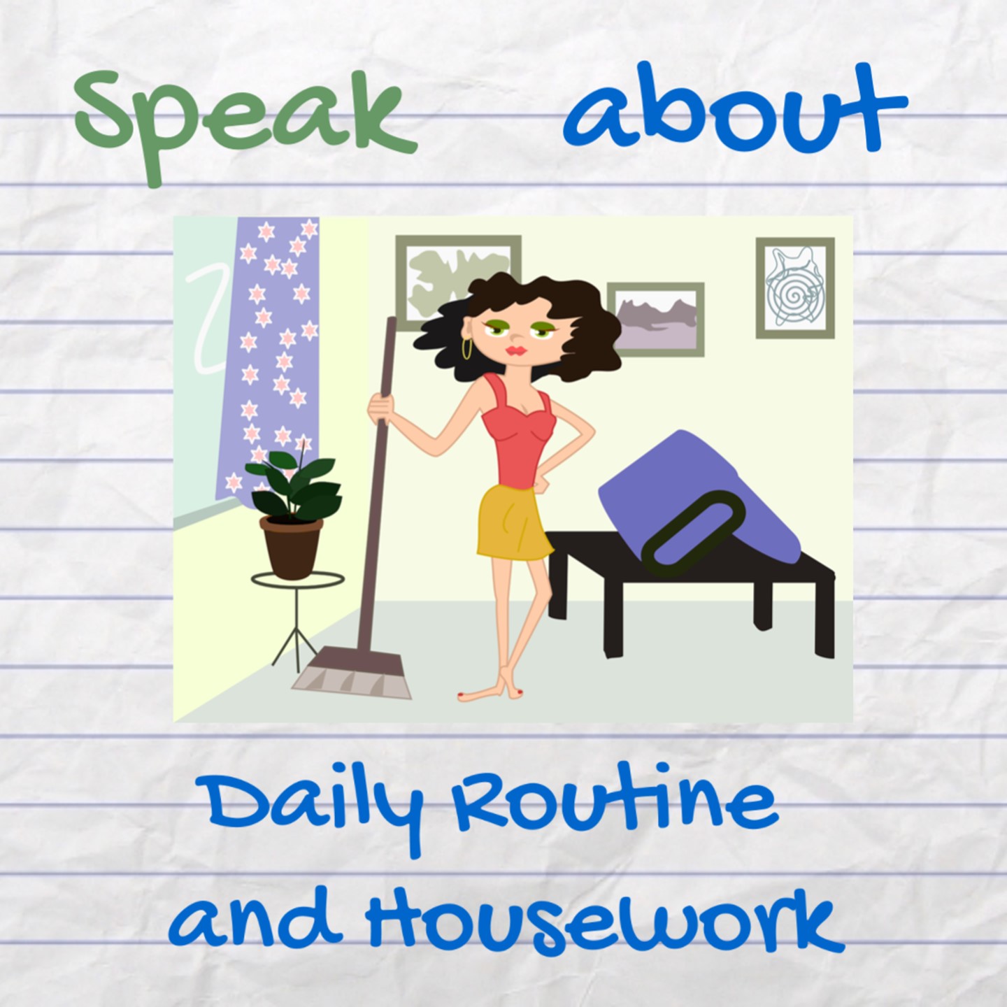 idioms daily routine clipart